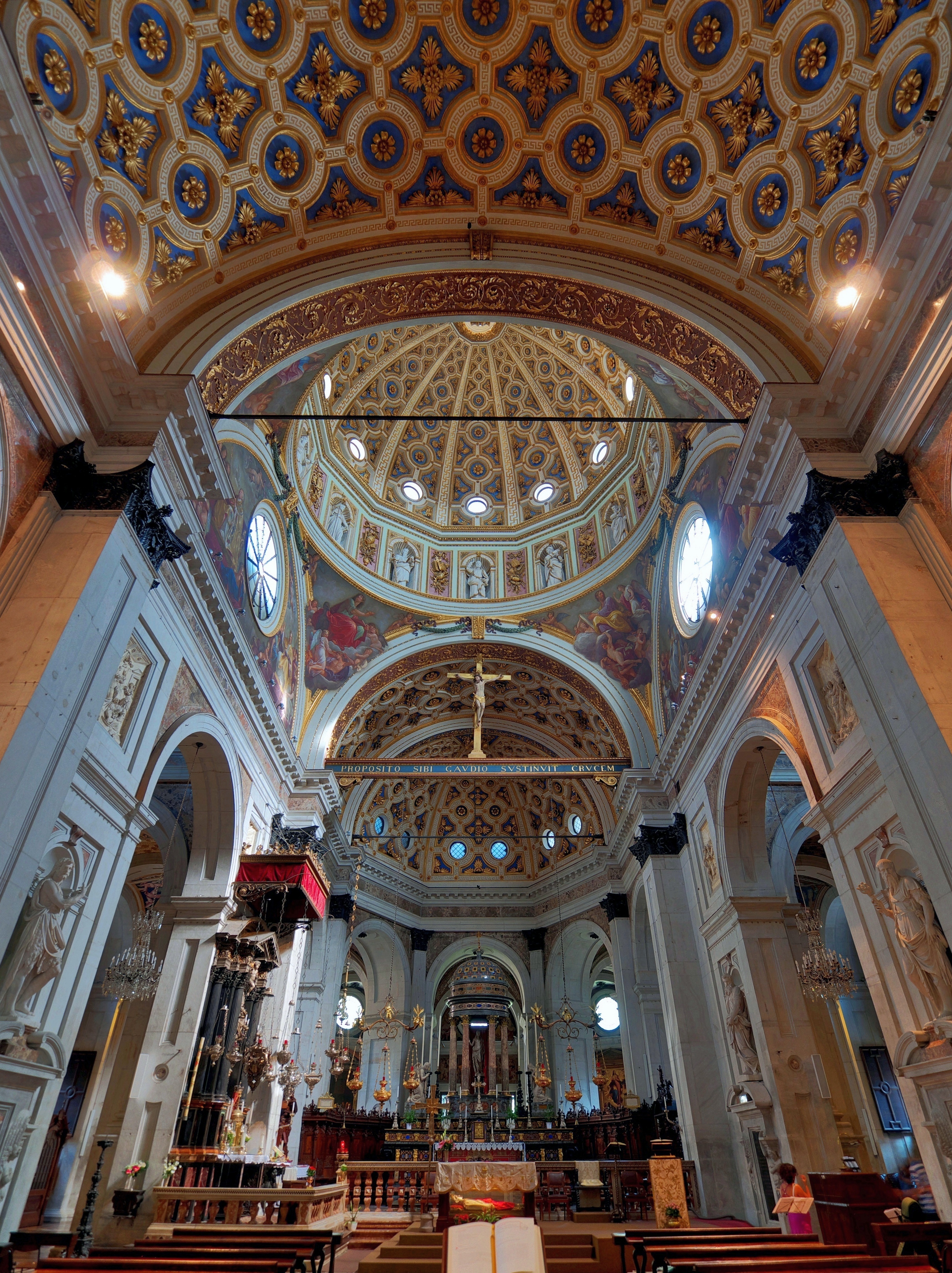Milan (Italy) - Crossing and presbytery of the Church of Santa Maria dei Miracoli  - Full resolution picture